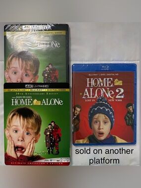 Home Alone & Home Alone 2 Lost in New York 4K UHD + Blu-Ray